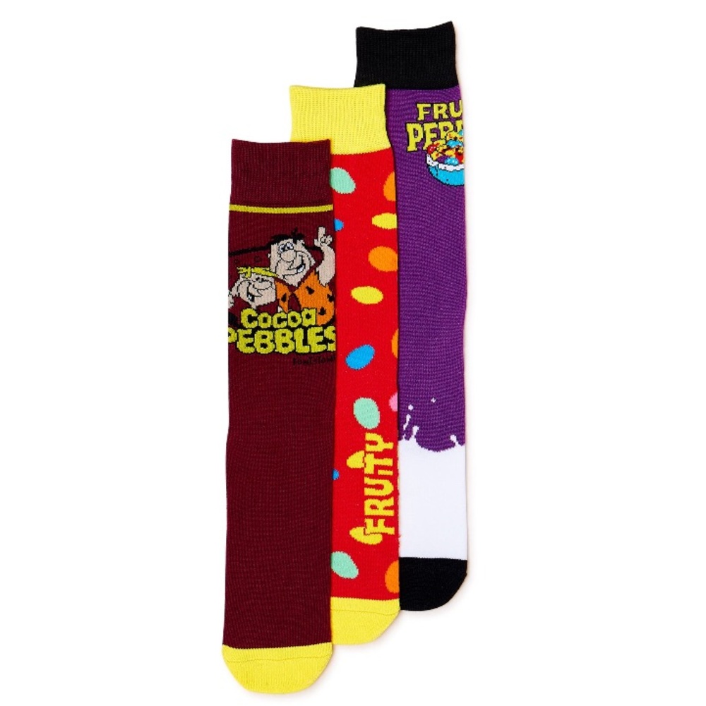 Fruity Pebbles and Cocoa Pebbles Crew Socks